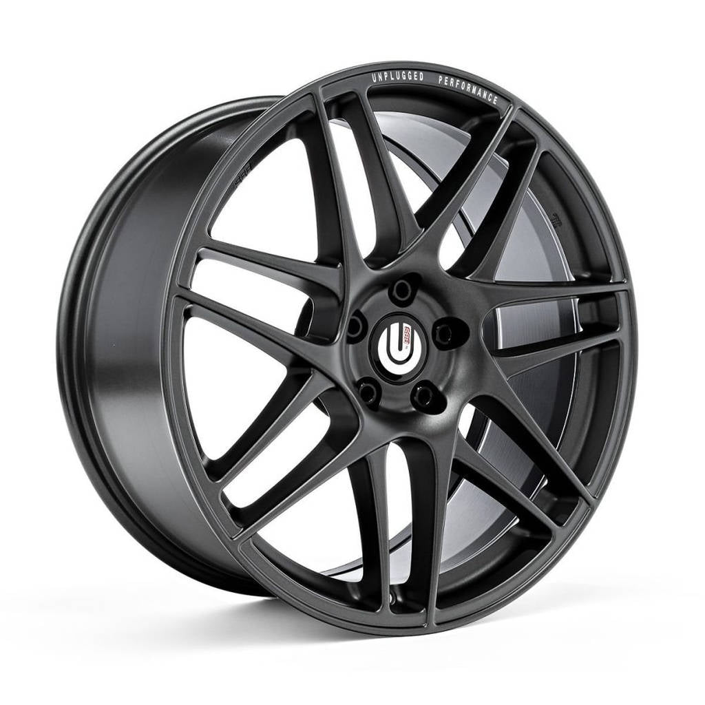 UNPLUGGED PERFORMANCE UP-M3MY-357-4.1 Spare Wheel UP x BBS Flugplatz (FP) 20x9+32 Satin Asteroid Graphite 1pc for TESLA Model 3 / Y Photo-24