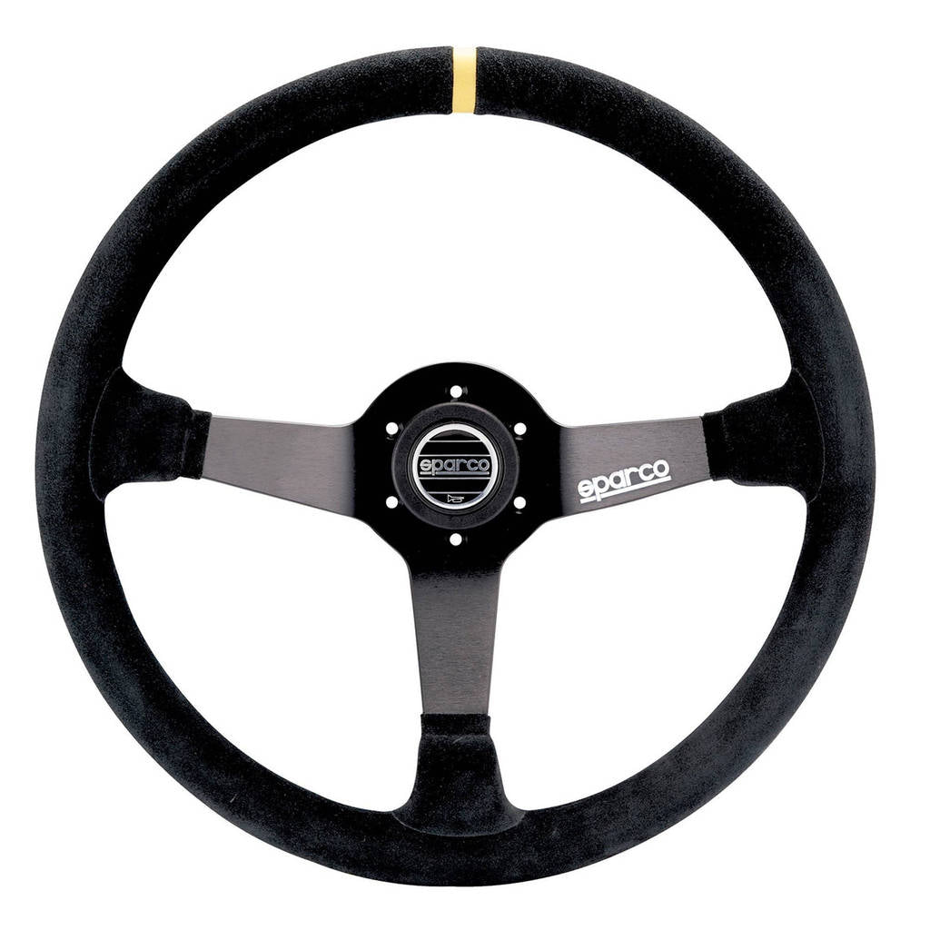 SPARCO 015R368MSN Steering wheel R368, suede, black, diam.380mm, reach 65mm Photo-1