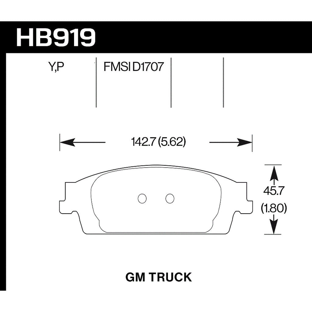 HAWK HB919P.670 Street Brake Pads SuperDuty Photo-2