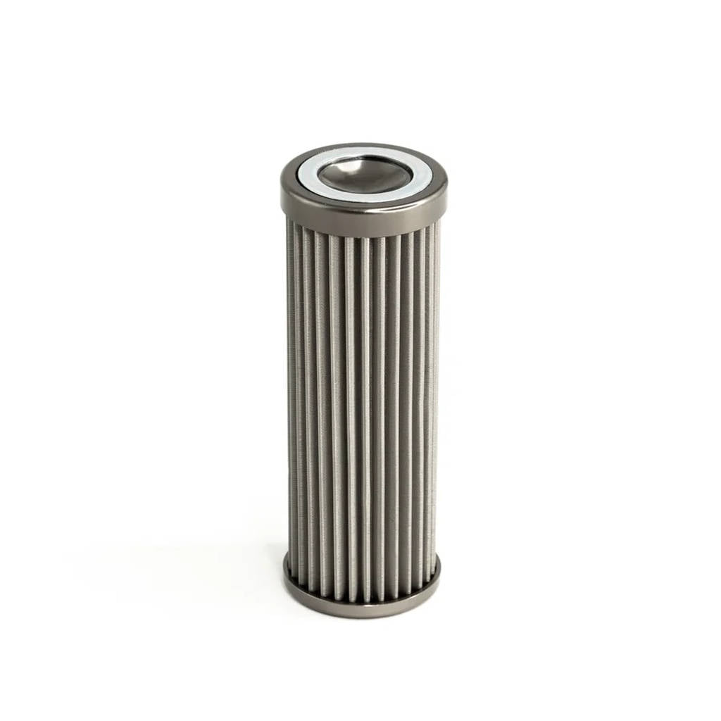 DEATSCHWERKS 8-02-160-040 In-line fuel filter element, stainless steel 40 micron. DW 160mm housing. Universal Photo-0