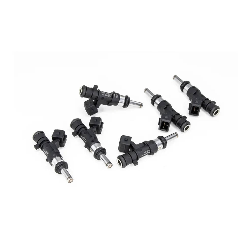 DEATSCHWERKS 17MX-00-0600-6 Set of 6 600cc Injectors for BMW E46 M52 1998-2000, and BMW E90-E93 N52 2007-13 Photo-0