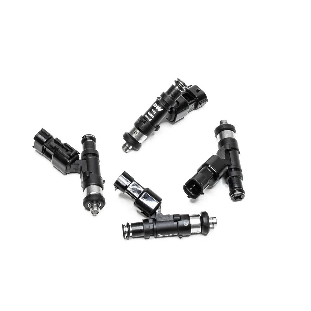 DEATSCHWERKS 17U-07-0650-4 Set of 4 650cc Injectors for Subaru WRX 2002-2014, Legacy GT 2007-2012, STI 2007-2015 Photo-0