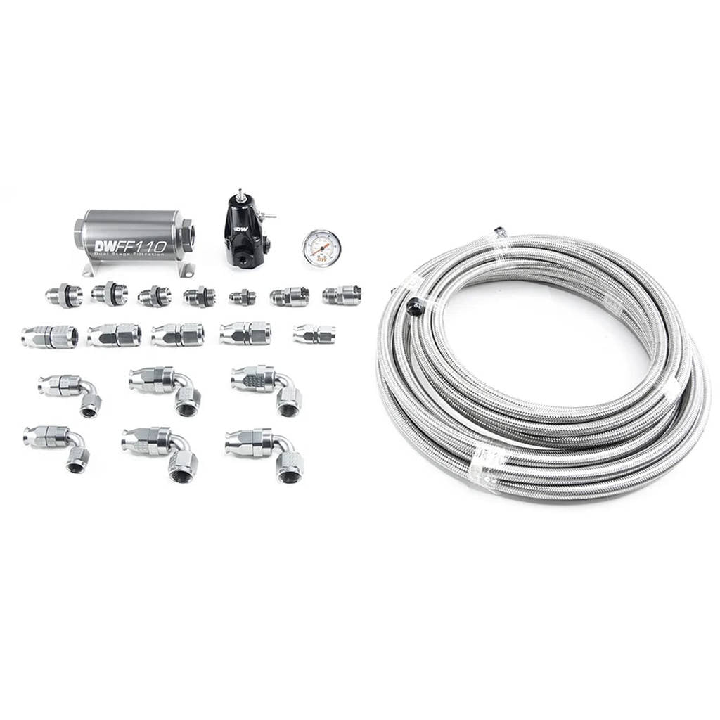 DEATSCHWERKS 6-602 DW400 Pump Module Return Plumbing Kit SS PTFE for 2005-19 Yukon, Tahoe, Suburban Photo-0