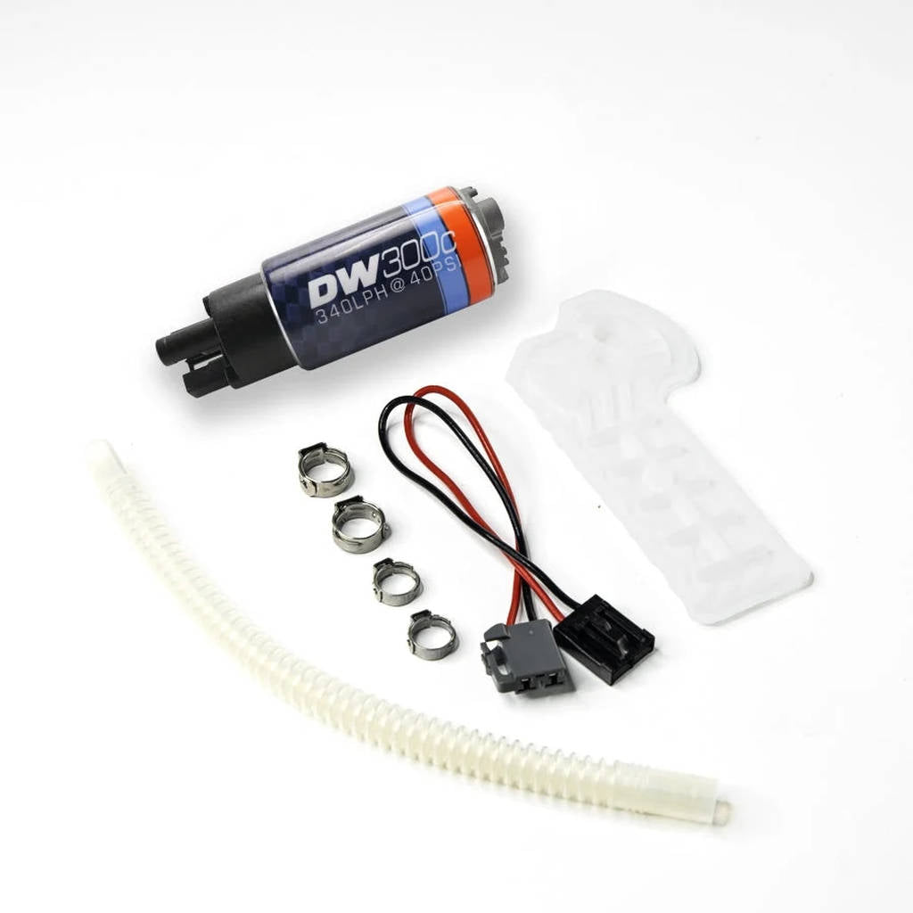 DEATSCHWERKS 9-307-1062 DW300C Series, 340lph compact fuel pump without mounting clips, and install kit for 2013-14 Hyundai Genesis Coupe 2.0T Photo-0