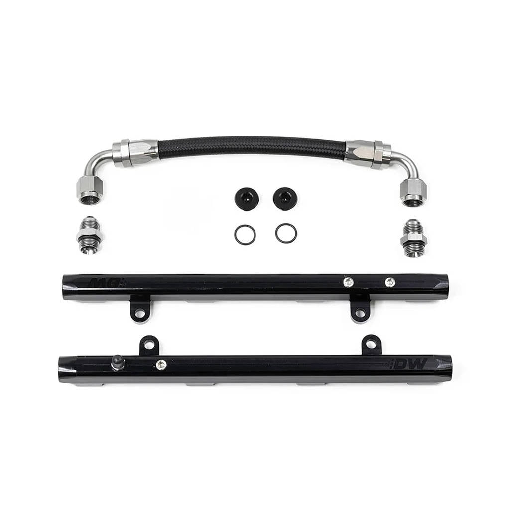 DEATSCHWERKS 7-301-OE Coyote 5.0 Fuel Rails with Crossover for 2011-21 Ford Mustang V8, and 2011-21 Ford F-150 V8 Photo-0