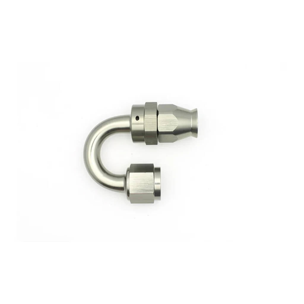DEATSCHWERKS 6-02-0857 8AN Female Swivel 180-degree Hose End PTFE (incl 1 Olive Insert) Photo-0