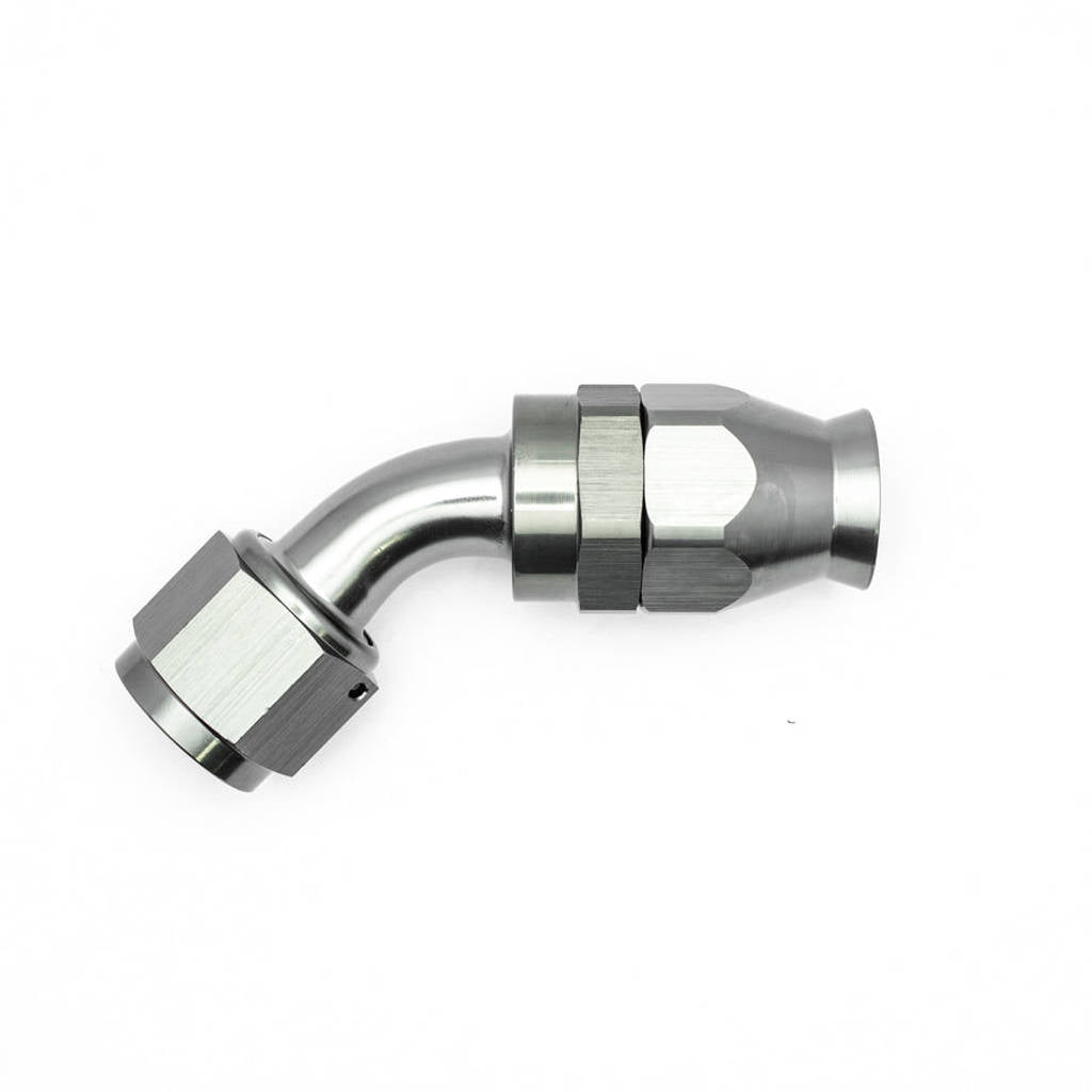 DEATSCHWERKS 6-02-0859 10AN Female Swivel 45-degree Hose End PTFE (incl 1 Olive Insert) Photo-0