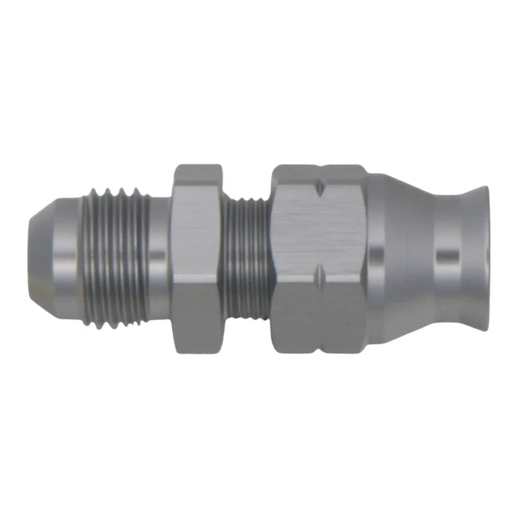 DEATSCHWERKS 6-02-0108 6AN Male Flare to 5/16" Hardline Compression Adapter (incl 1 Olive Insert) Photo-0
