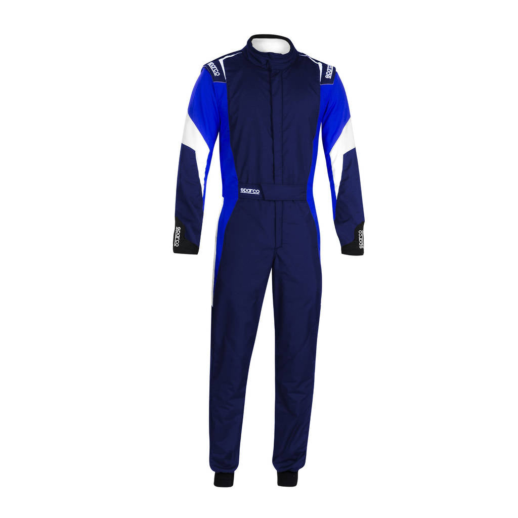 SPARCO 00114448BMBB COMPETITION Racing suit 2022, FIA 8856-2018, navy blue/blue, size 48 Photo-0