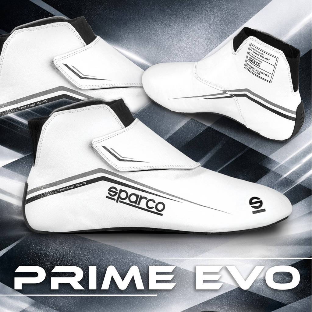 SPARCO 00129746NR PRIME EVO Racing shoes, FIA 8856-2018, black, size 46 Photo-1
