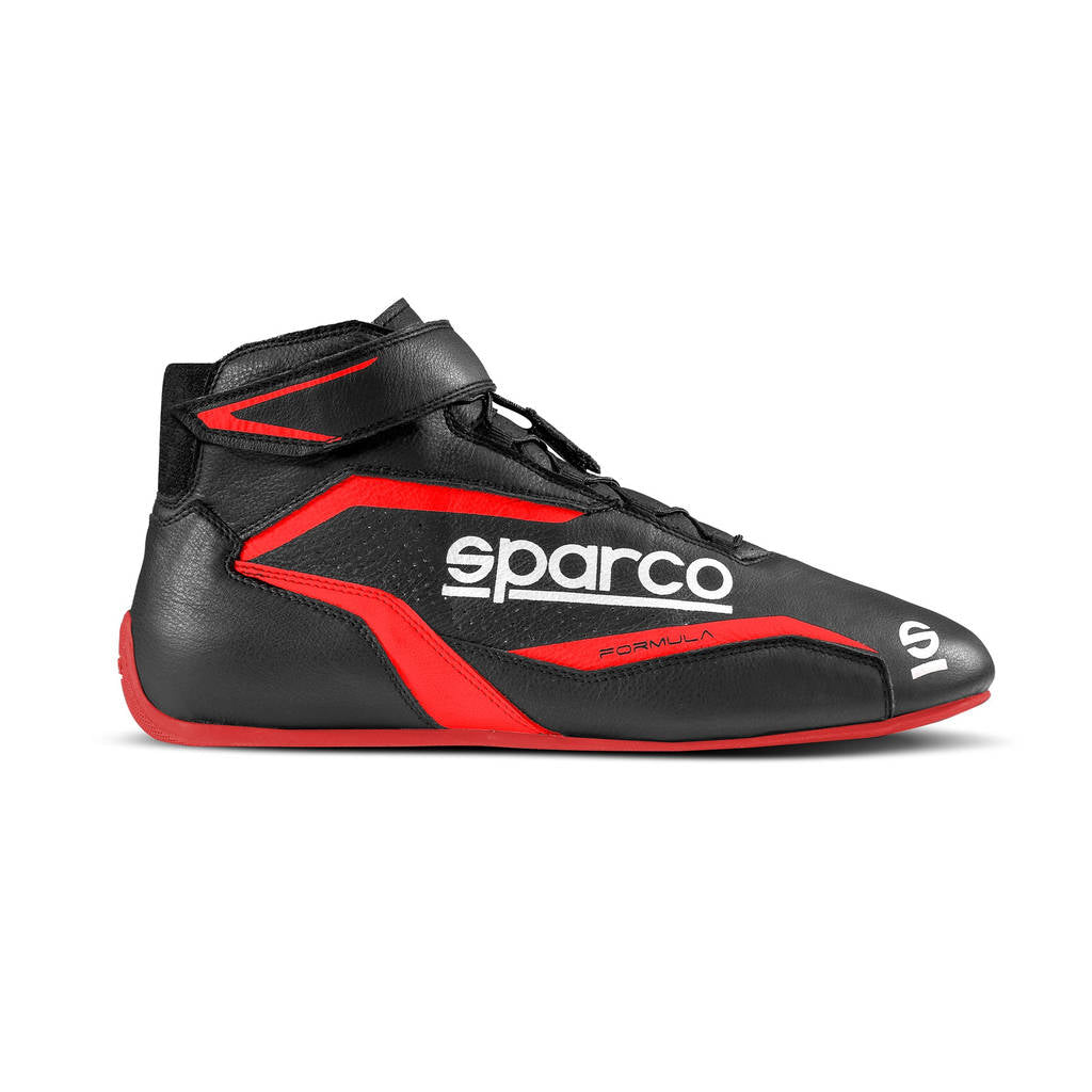 SPARCO 00129638NRRS FORMULA Racing shoes, FIA 8856-2018, black/red, size 38 Photo-0