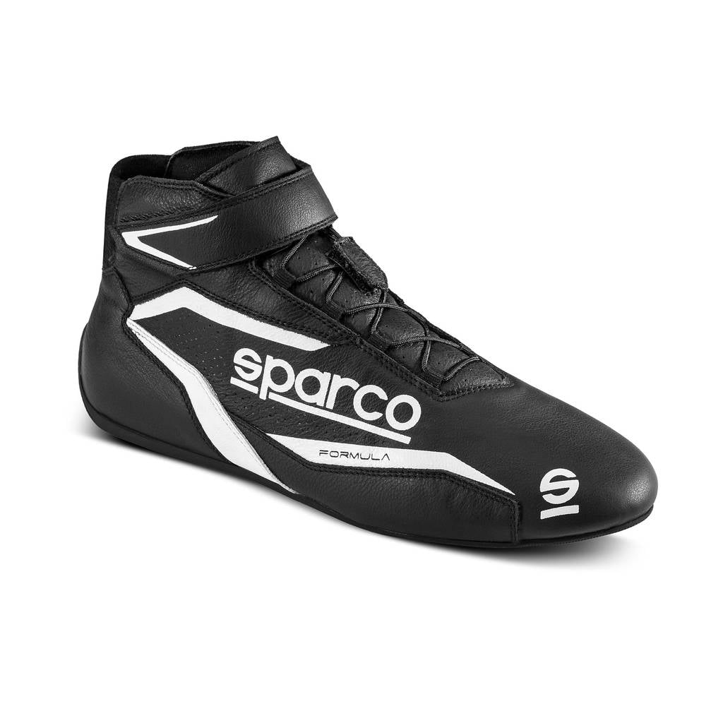 SPARCO 00129644NRBI FORMULA Racing shoes, FIA 8856-2018, black/white, size 44 Photo-1