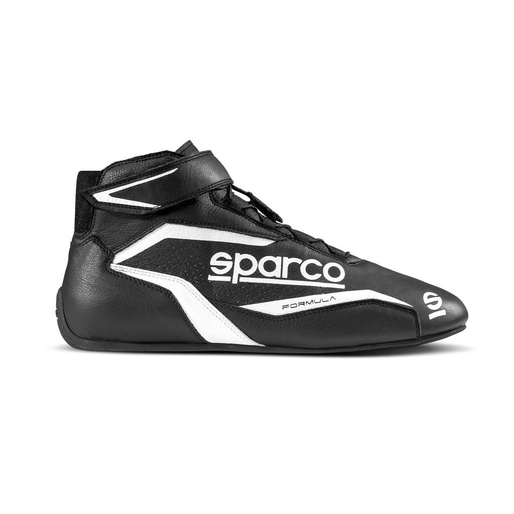 SPARCO 00129648NRBI FORMULA Racing shoes, FIA 8856-2018, black/white, size 48 Photo-0