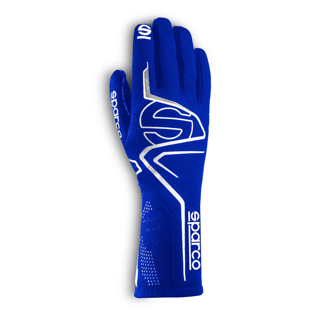 SPARCO 00131613BXBI LAP Racing gloves, FIA 8856-2018, blue/white, size 13 Photo-0