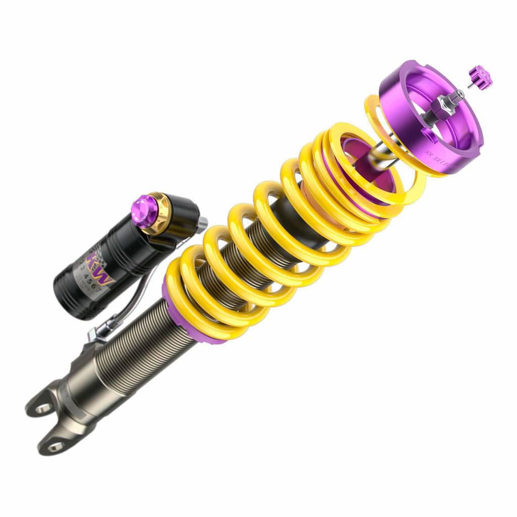 KW 3A771090 Coilover Kit INOX V4 (incl. Deactivation Electronic Dampers) for PORSCHE 911 Turbo / Turbo S (992) Photo-5