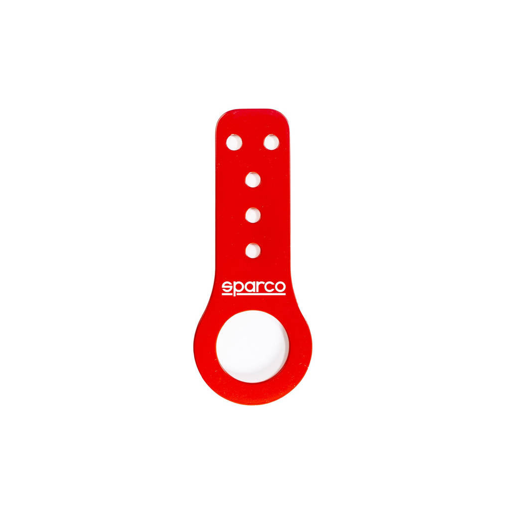SPARCO 01627RS50 Steel Towbar, eye 50 mm, FIA annex J 253, red Photo-0