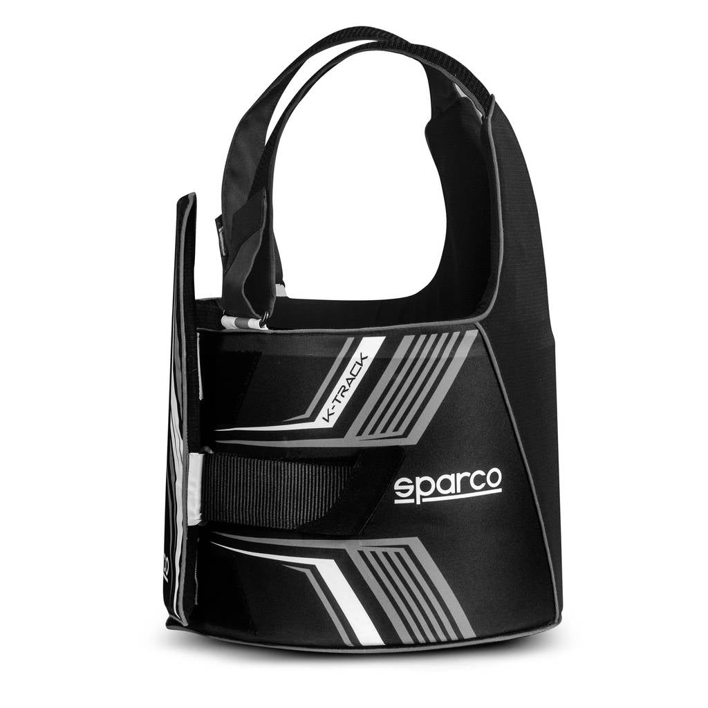 SPARCO 002406KNRBI4L K-TRACK Karting Rib Protector, FIA 8870-2018, black/white, size L Photo-1