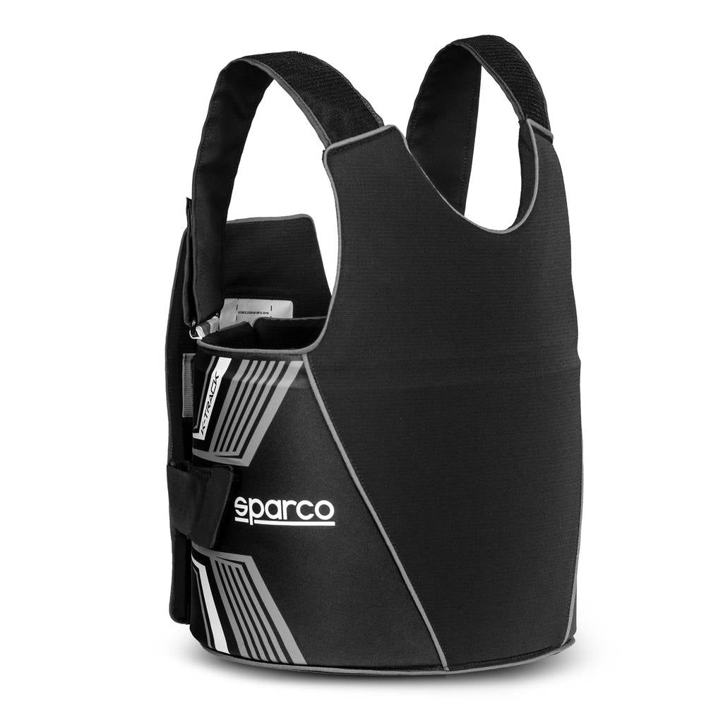 SPARCO 002406KNRBI4L K-TRACK Karting Rib Protector, FIA 8870-2018, black/white, size L Photo-2