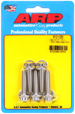 ARP 612-1250 SAE Bolt Kit 5/16-18 x 1.250 12pt SS bolts Photo-0