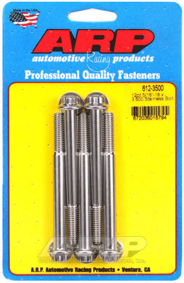 ARP 612-3500 SAE Bolt Kit 5/16-18 x 3.500 12pt SS bolts Photo-0