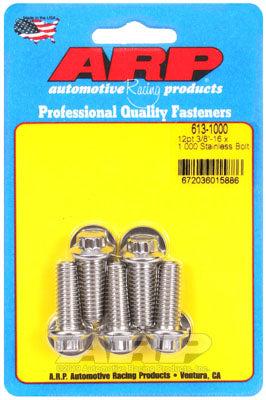 ARP 613-1000 SAE Bolt Kit 3/8-16 x 1.000 12pt SS bolts Photo-0