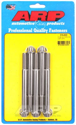 ARP 616-4500 SAE Bolt Kit 7/16-14 X 4.500 12pt SS bolts Photo-0