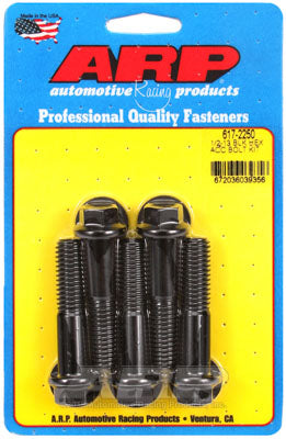 ARP 617-2250 SAE Bolt Kit 1/2-13 x 2.250 hex black oxide bolts Photo-0