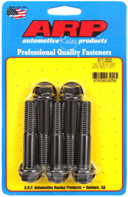 ARP 617-2500 SAE Bolt Kit 1/2-13 x 2.500 hex black oxide bolts Photo-0