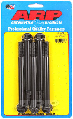 ARP 617-5250 SAE Bolt Kit 1/2-13 x 5.250 hex black oxide bolts Photo-0
