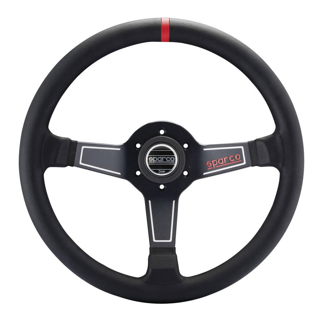 SPARCO 015L750PL Steering wheel L575, leather, black, diam.350mm, reach 63mm Photo-1