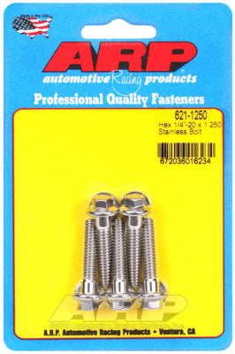 ARP 621-1250 SAE Bolt Kit 1/4-20 x 1.250 hex SS bolts Photo-0
