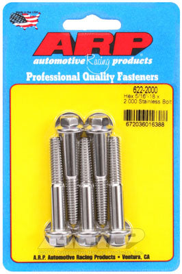 ARP 622-2000 SAE Bolt Kit 5/16-18 x 2.000 hex SS bolts Photo-0