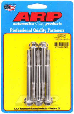 ARP 622-3250 SAE Bolt Kit 5/16-18 x 3.250 hex SS bolts Photo-0