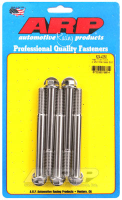ARP 624-4250 SAE Bolt Kit 7/16-14 X 4.250 hex 1/2 wrenching SS bolts Photo-0