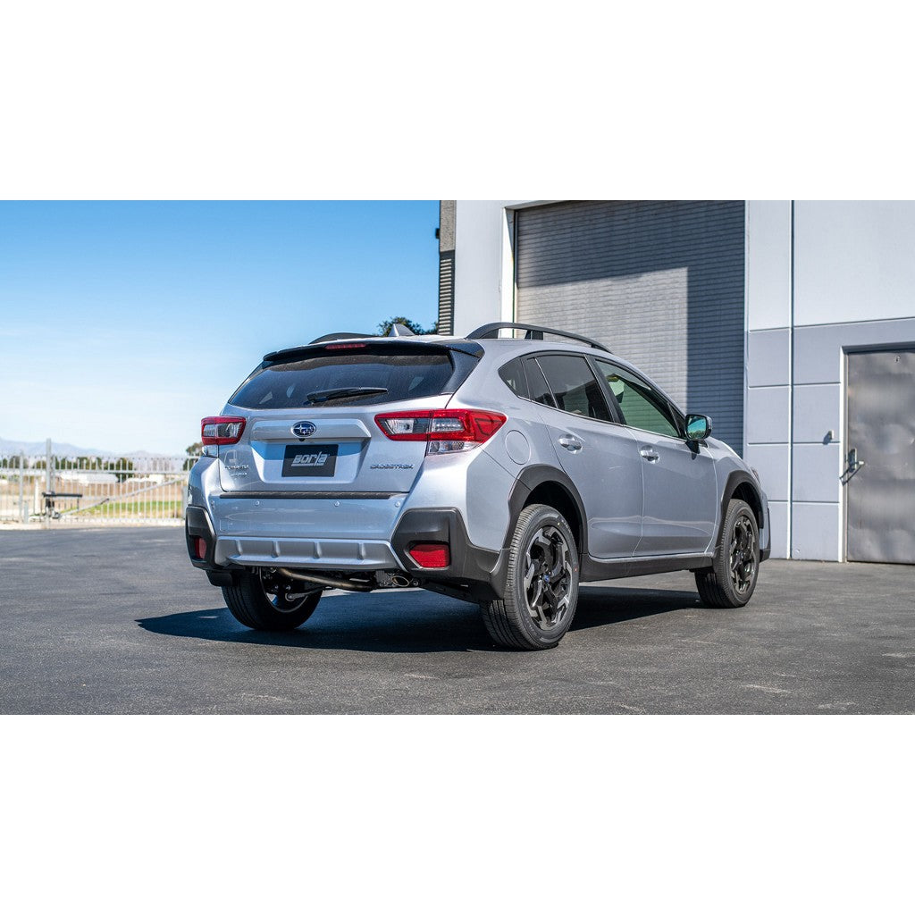 BORLA 11971 Axle-Back System CROSSTREK '18-'21 2.5L FLAT 4 AT AWD 4DR 2" "S-TYPE" S OV RL AC R TIP: 3.5" X 2.75" OV X 3.96" Photo-1