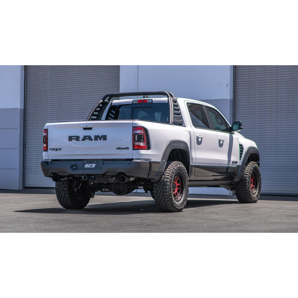 BORLA 60717 Connecting Pipes - Mid Section With X-Pipes RAM 1500 TRX '21-'22 6.2L V8 AT 4WD 4DR CC SB 3" CONNECTING PIPES Photo-1