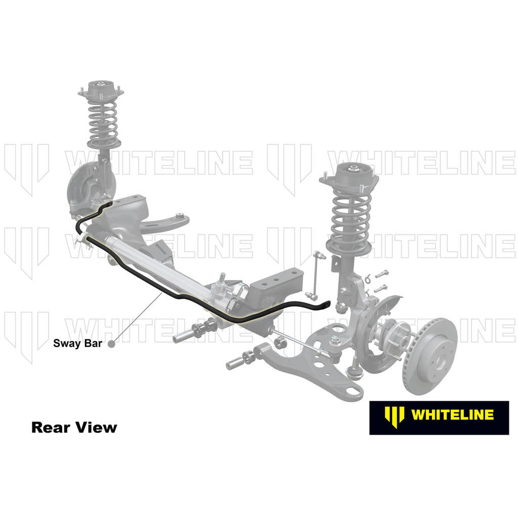 WHITELINE BHF99Z Front Sway Bar - 22mm 3 Point Adjustable for Acura RSX W/ Type R LCA 2002-2006 Photo-1