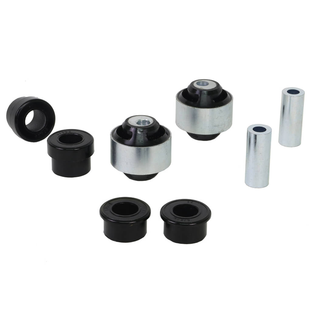 WHITELINE KCA479 Front Lower Inner Bushing Kit Double Offset for Honda Civic 7th 8th Gen/Integra DC5 Photo-3