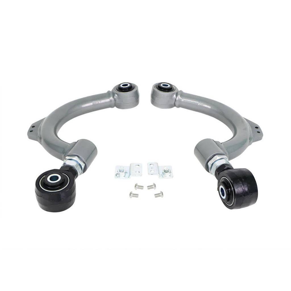 WHITELINE KTA259 Adjustable Rear Upper Camber Arms for Honda Civic 10th 11th Gen FC FK FE FL Photo-0