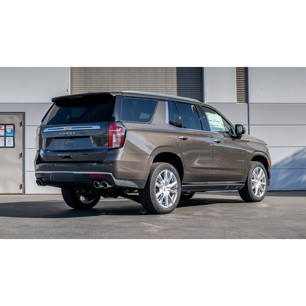 BORLA 140856 Cat-Back 2021-2022 Chevrolet TAHOE '21-'22 5.3L V8 AT 2+4WD 4DR 3.00", 2.75", "TOURING" D RD RL AC SR TIP: 4.0" RD X 8.0" & 4.0" RD X 6.63" Photo-1