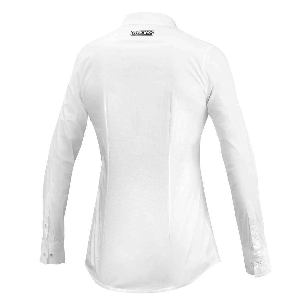 SPARCO 01369BI0XXS WOMAN SHIRT, white, size XXS Photo-1