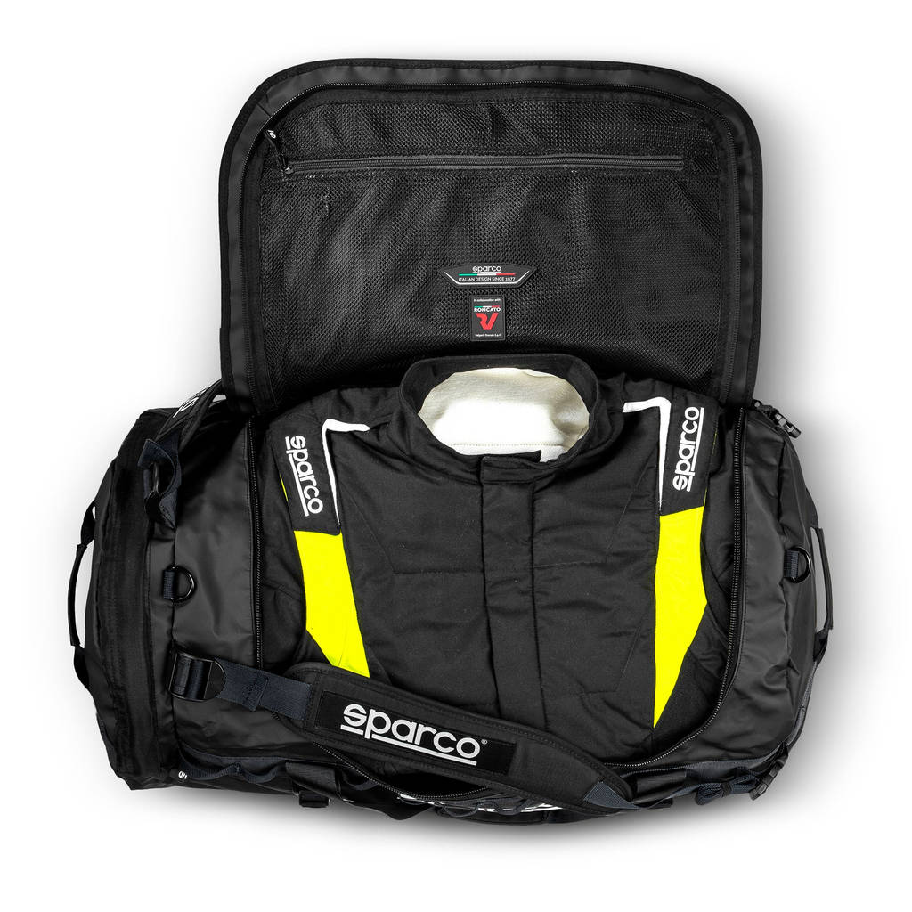 SPARCO 016442NRNR DAKAR-L DUFFLE BAG, 70 x 40 x 40 cm, black, size L Photo-2