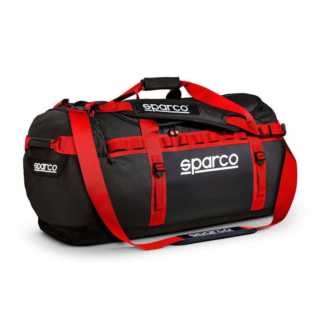 SPARCO 016442NRRS DAKAR-L DUFFLE BAG, 70 x 40 x 40 cm, black/red, size L Photo-0