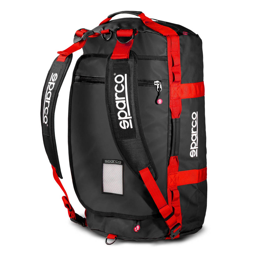 SPARCO 016443NRRS DAKAR-S DUFFLE BAG, 53 x 32.5 x 32.5 cm, black/red, size S Photo-1