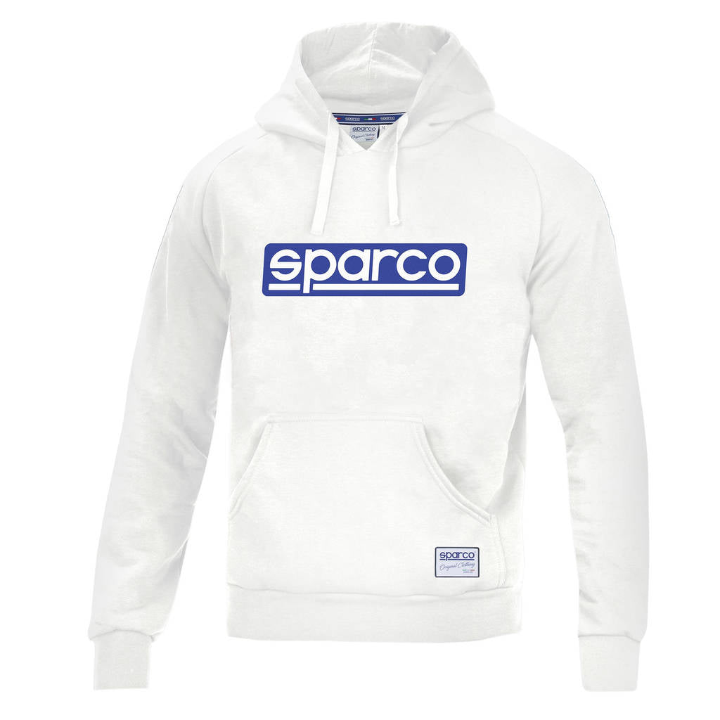 SPARCO 01318BI1S HOODIE "ORIGINAL", white, size S Photo-0