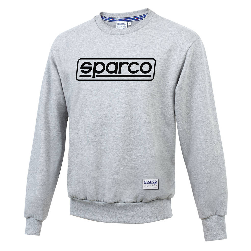 SPARCO 01321GR3L CREW NECK SWEETSHIRT "FRAME", grey, size L Photo-0