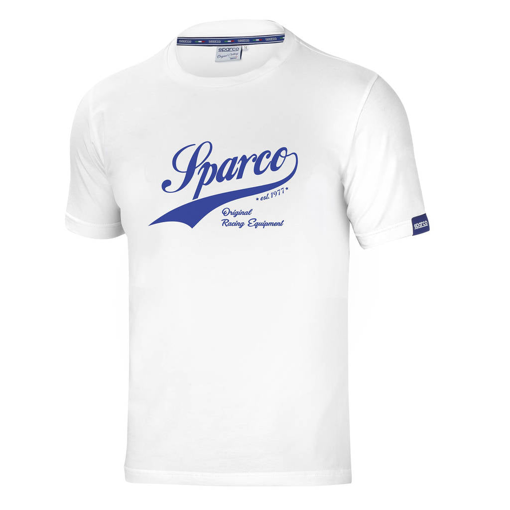 SPARCO 01326BI3L T-SHIRT "VINTAGE", white, size L Photo-0