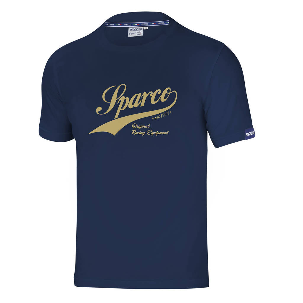 SPARCO 01326BM2M T-SHIRT "VINTAGE", navy blue, size M Photo-0