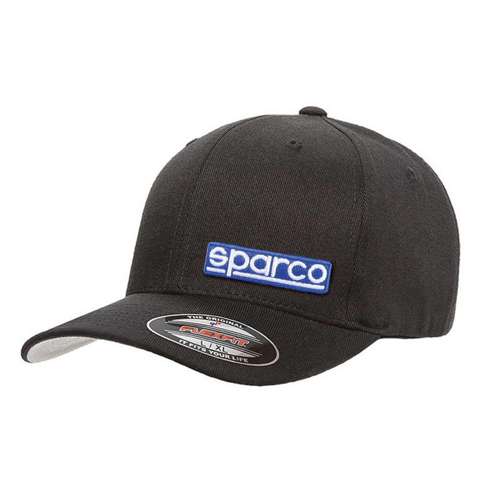 SPARCO 01357NR4LXL BASEBALL CAP FLEXFIT, black, size L/XL Photo-0