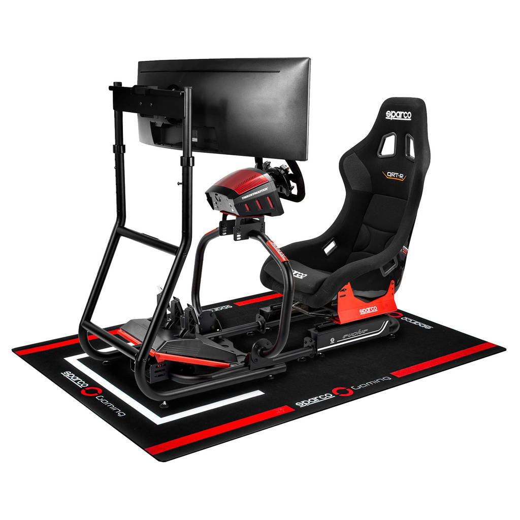 SPARCO 099101NRRS GAMING COCKPIT Floor mat, 180x120 cm Photo-1